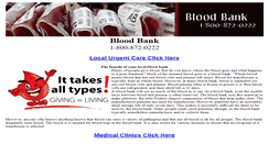 Desktop Screenshot of bloodbankcenter.net